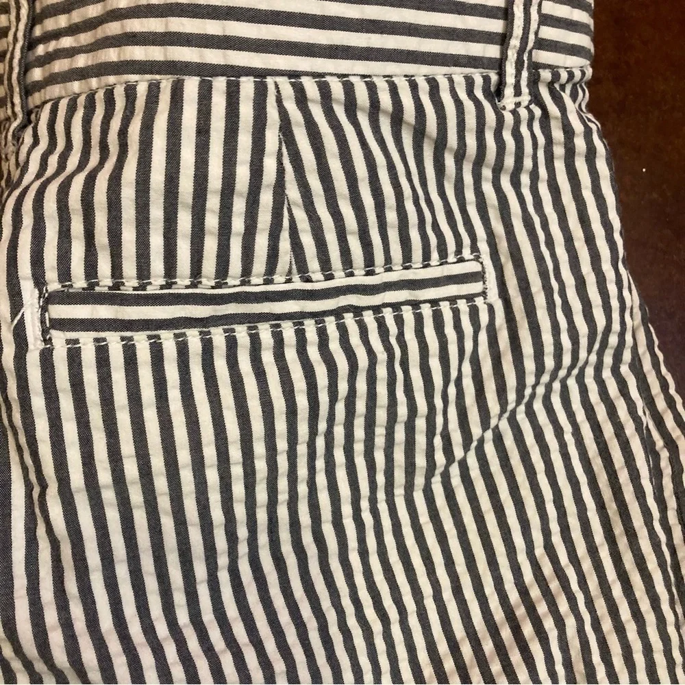 Ladies Crown and Ivy Striped Shorts